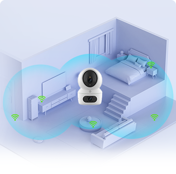 EZVIZ H7C - CAMARA INALAMBRICA, 2K, DUAL LENTE
